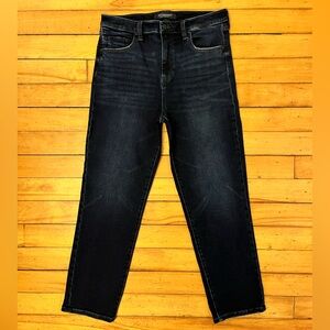 Liverpool High Rise Straight Leg Dark Wash Eco Logical Jeans, Size 10